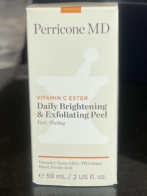 Perricone MD Vitamin C Ester Daily Brightening & Exfoliating Peel 2 oz NEW