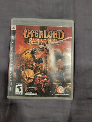 Overlord: Raising Hell (Sony PlayStation 3, 2008), with case and manual