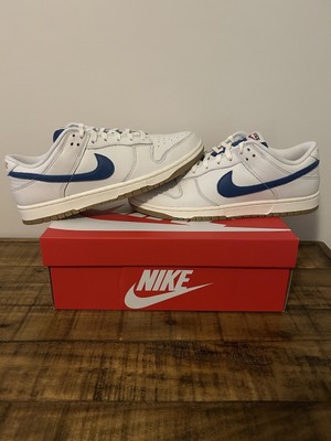 Size 10.5 - Nike Dunk SE Low Sail Game Royal Gum