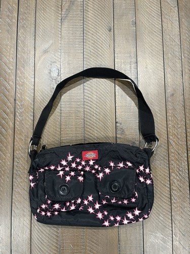 Vintage Dickies Shoulder Purse Nylon Adjustable Strap STARS Skater EUC!