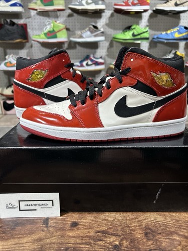 Size 10.5 Air Jordan 1 Retro Patent 2003 Chicago Bulls Size 10.5 Air Jordan 1 Retro Patent 2003 Chicago Bulls