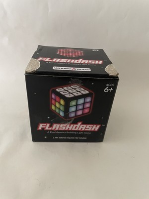 Flashdash Flashing Cube Electronic Memory Building & Brain Game 4-IN-1 STEM