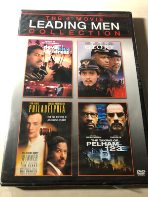 4-Film Leading Men Collection: Denzel Washington (2013) DVD NEW Sealed