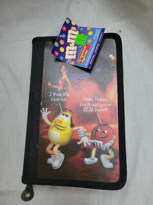New Vintage 2000 MEAD M&M's CONCERT School Planner Organizer Agenda Full Zip 