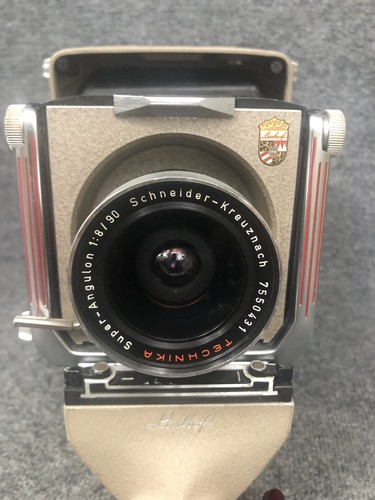 Linhof Color 4x5 Large Format Monorail Camera W/Schneider Super Angulon 1:8/90