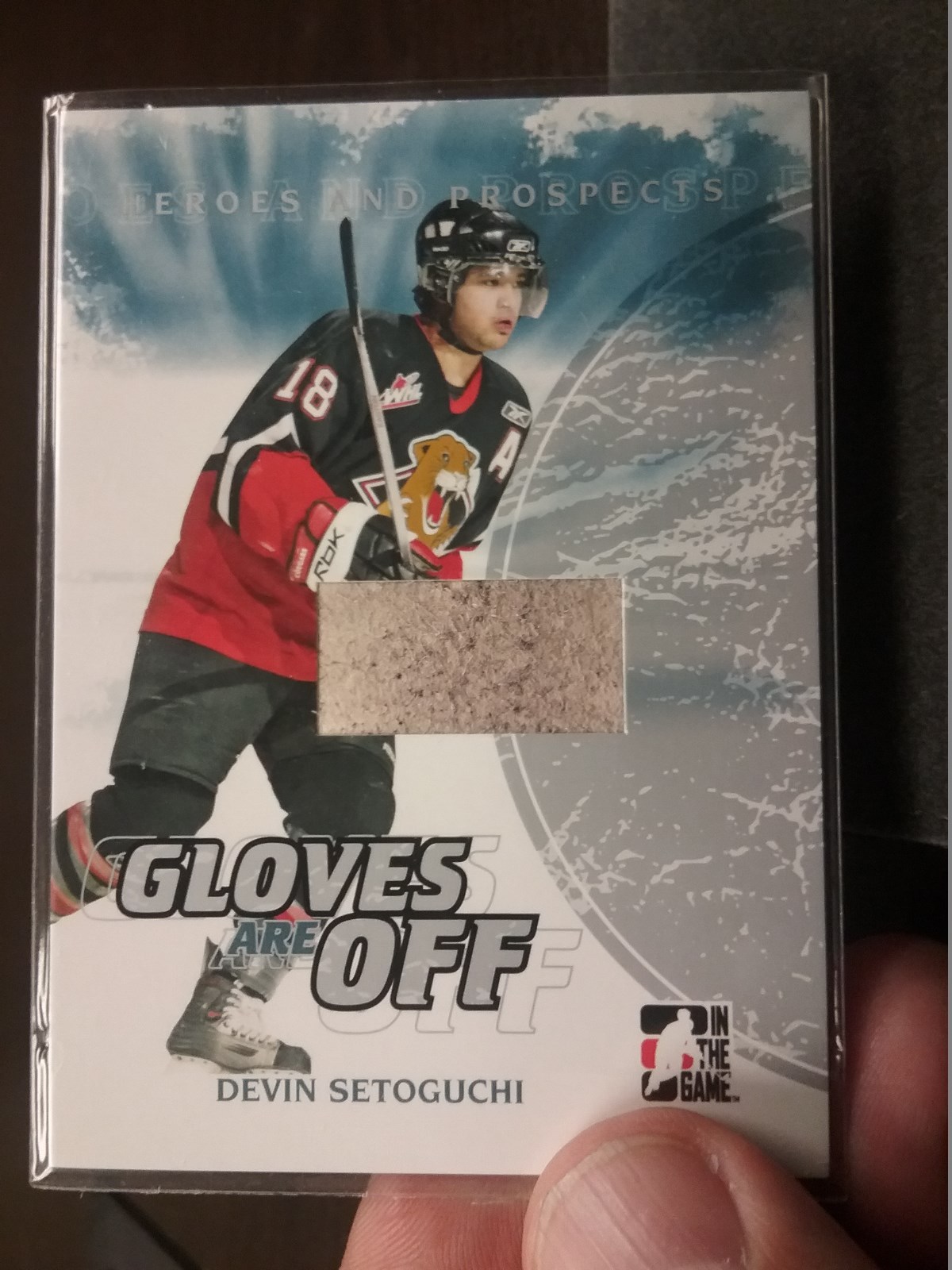 2007-08 ITG HEROES AND PROSPECT GLOVES ARE OFF DEVIN SETOGUCHI LOT OF 3 CARDS