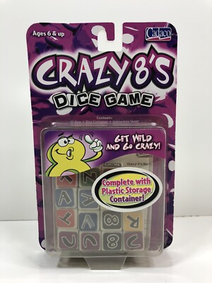 CADACO CRAZY 8'S DICE GAME RARE 2006 Brand New Sealed