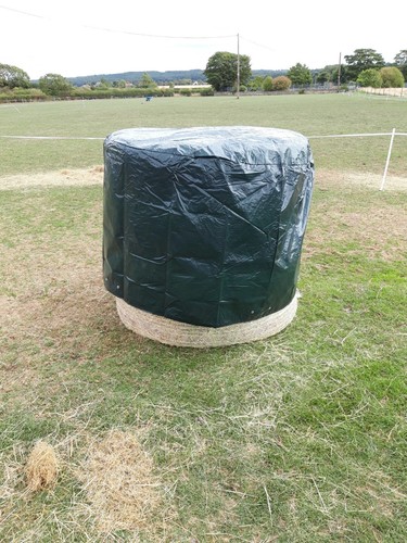 2 x Round bale cover - Round Hay / Straw bale covers Hay Bale cover