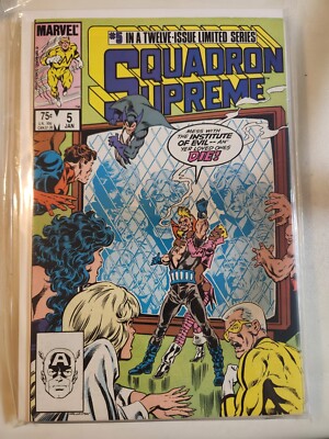 Squadron Supreme #5 1985 MARVEL COMIC BOOK 7.5 V32-50