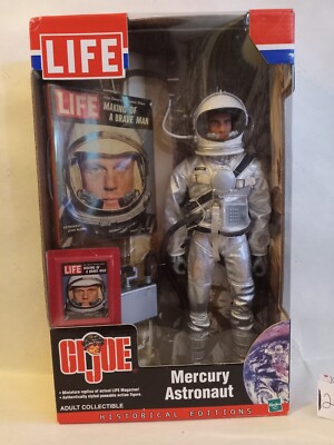Hasbro GI Joe 12'' Historical Edition LIFE John Glenn MERCURY ASTRONAUT 2002 MISB