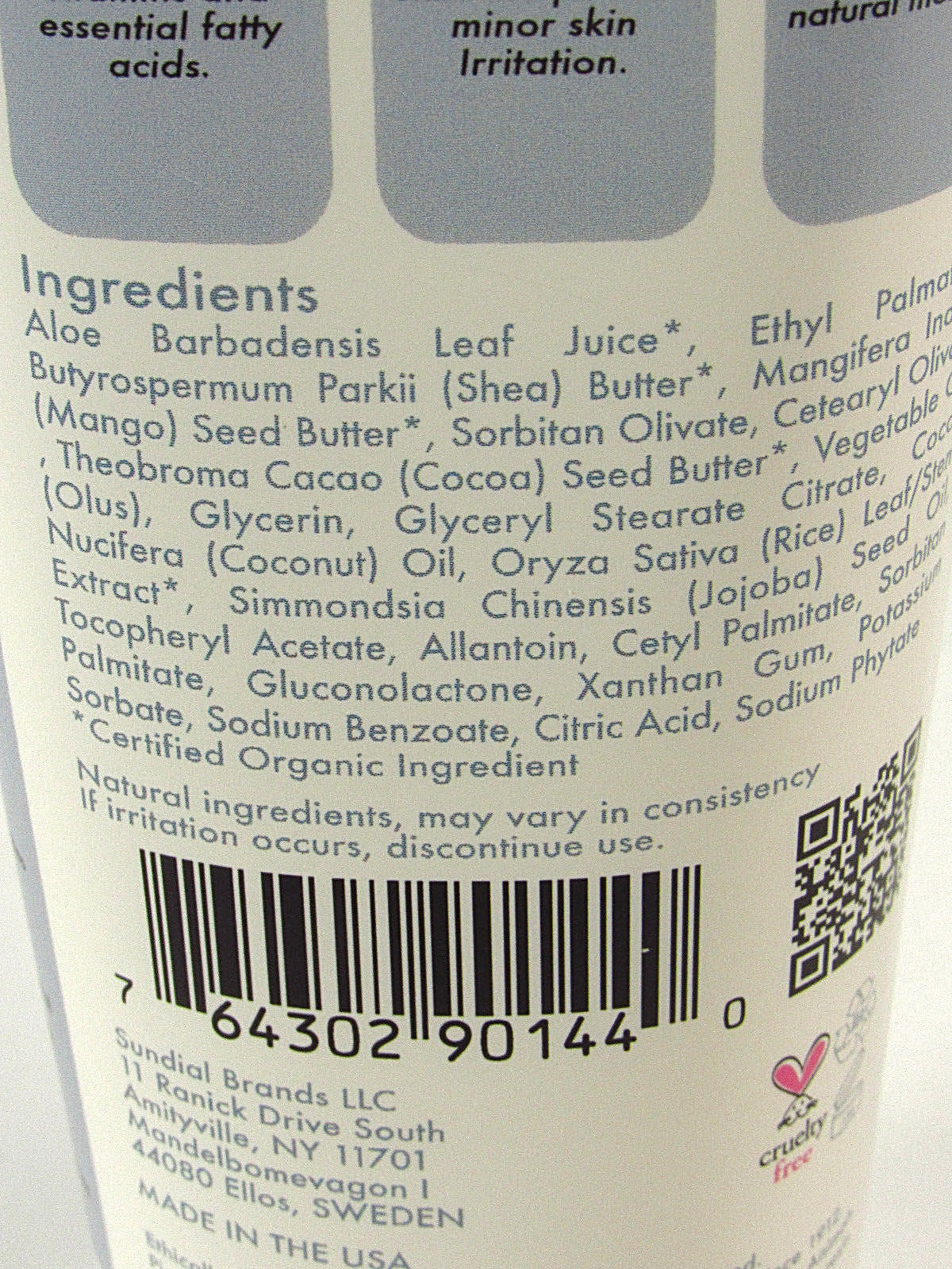 Lot of 2 Shea Moisture Fragrance Free Baby Healing Lotion & Wash Shampoo