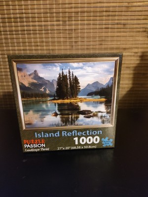 Puzzle Passion - ISLAND REFECTION  - 1000 pc Jigsaw Puzzle SEALED!