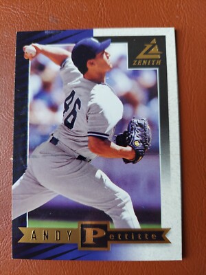 1998 Pinnacle Zenith Z Silver Andy Pettitte #27