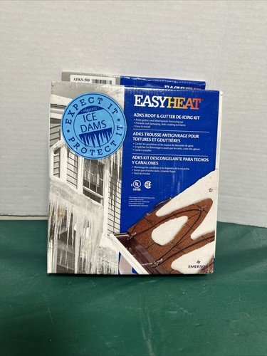 Easy Heat ADKS-500 500W Electric Roof and Gutter De-Icing Heating Cable 100 ft.