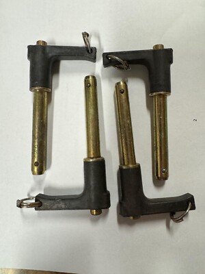 LOT OF 4 3/8'' X 1 7/8'' ,  BALL LOCK QUICK RELEASE PIN L HANDLE # MS17986-619