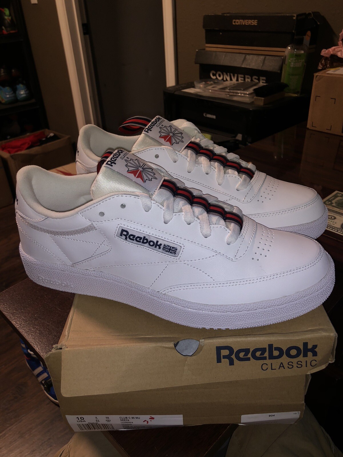 Reebok Classic Club C 85 MU Men: купить с доставкой из США, цена 7 824 руб  - (203780384154)