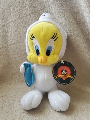 Looney Tunes Tweety Bird Polar bear w fish Plush  Warner Bros Stuffed Animal