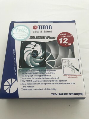 Titan 120x120x25mm Cooling Fan TFD-12025H12ZP/KU(RB)