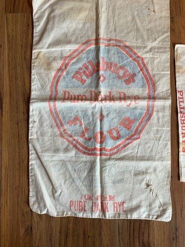 Pillsbury Flour Sacks-2 Sacks Total