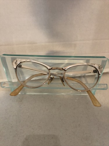NICE Vintage Cat Eye Glasses 1/10 12K GF & 44 Aluminum