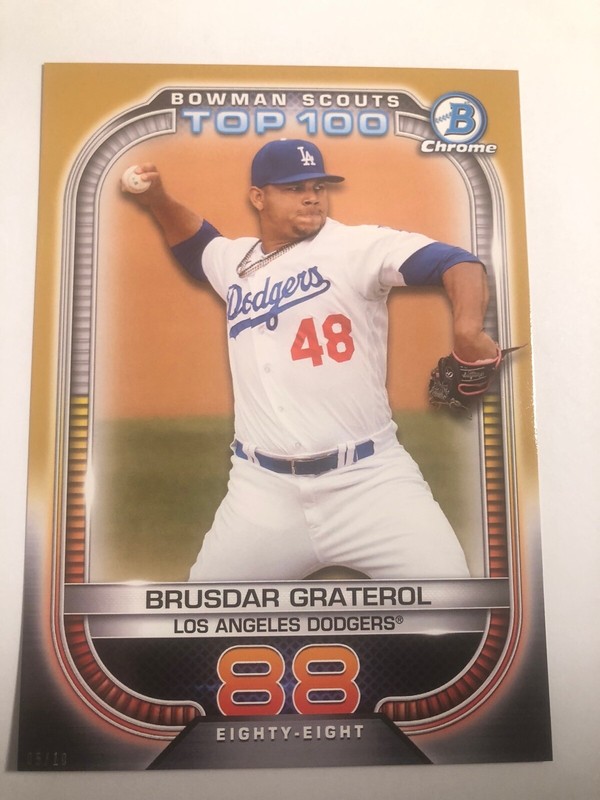 2021 Bowman Scout's Top 100 Jumbo 5x7 Brusdar Graterol 2021 Bowman Scout's Top 100 Jumbo 5x7 Brusdar Graterol