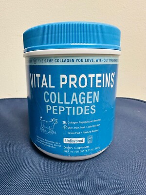 Vital Proteins Collagen Peptides Dietary Supplement Unflavored Powder 20 Ounces