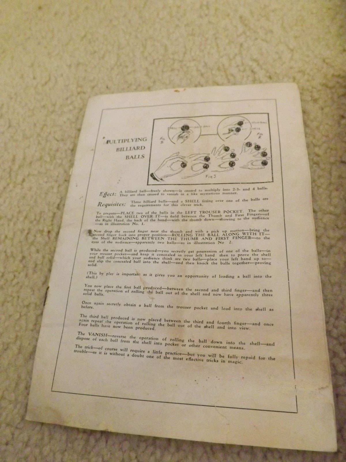 VERY RARE VIntage Master Magic Set Game DEVIL MYSTERIOUS SHERMS Original Box