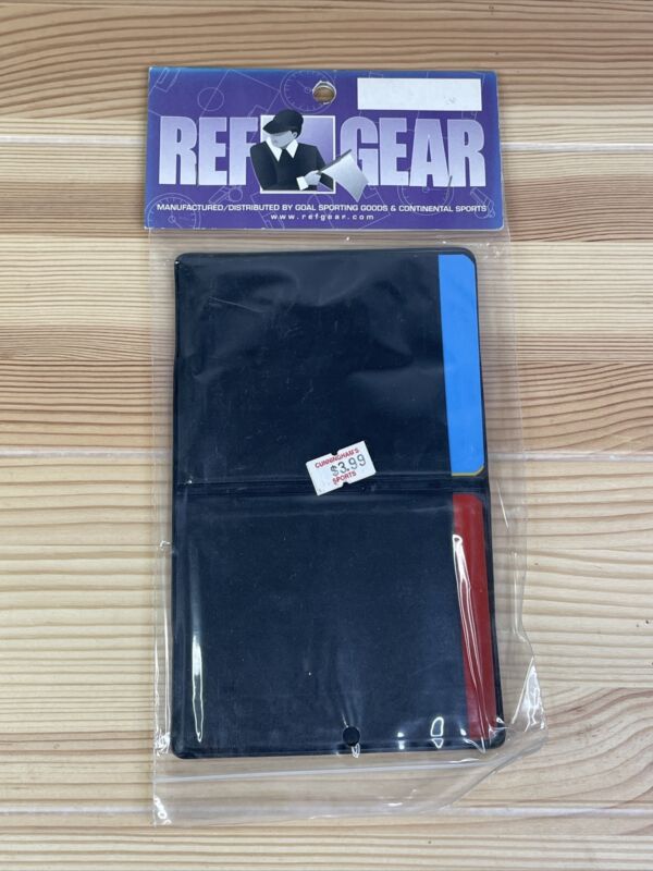 Ref Gear Referee Wallet With Red & Yellow & Blue Cards Score Pad