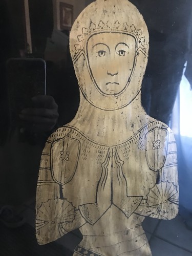 Original brass rubbing Nicholas.Paris 1425 S.T. Dyble -Cambridge England