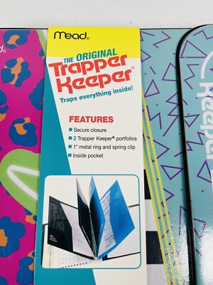 Trapper Keeper ~ Binder Retro Portfolio Folder 2021 Mead (E) 12 3/16'' x 11 1/4''