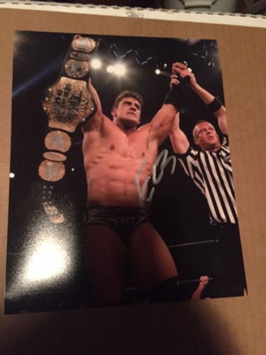 3 Autographed EC3 photos wwe Impact