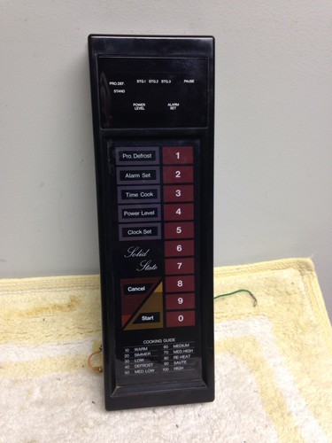 Samsung Microwave Oven Control Panel with Circuit Board for RE-610TC