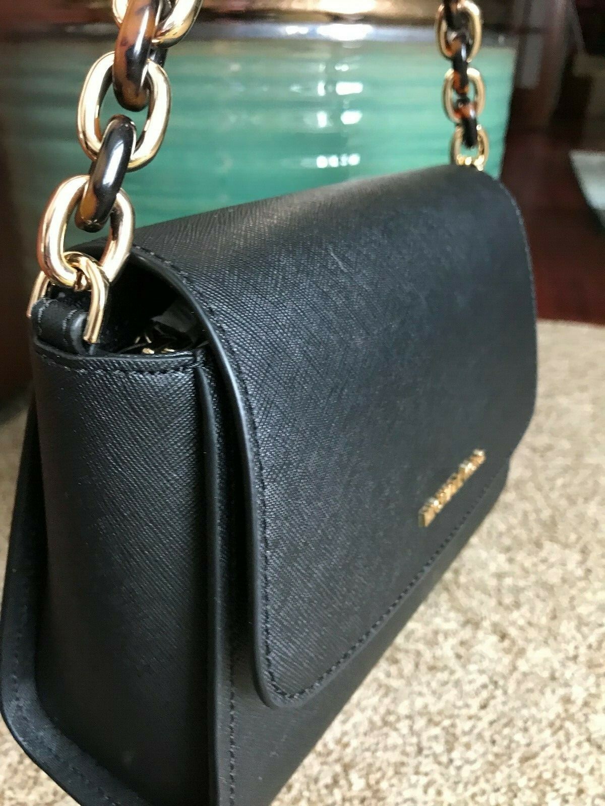 Michael Kors Sofia Small East West Satchel Crossbody Black - Brand New