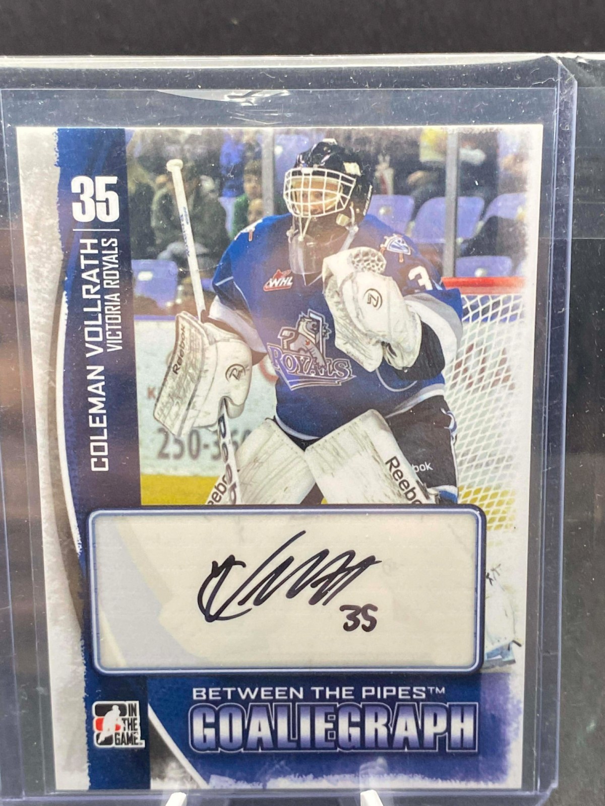 2013-14 Between the Pipes AUTO #ACV Coleman Vollrath