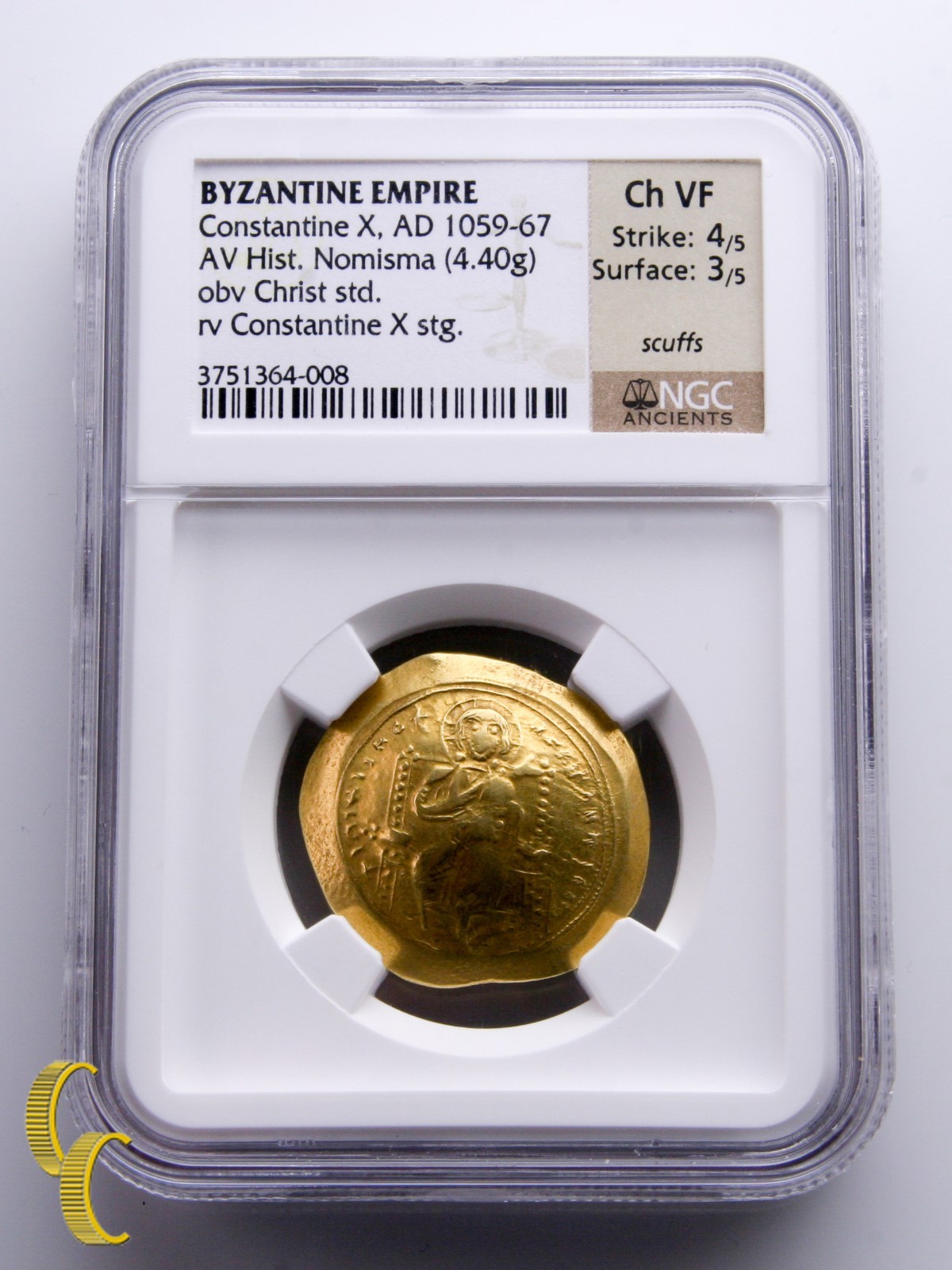 Byzantinisch Reich 1059-67 Gold Histamenon Nomisma Constantine X Graded Von NGC