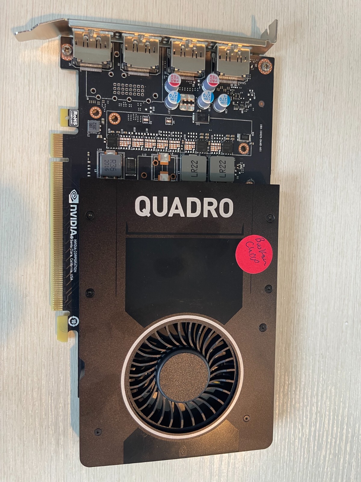 NVIDIA Quadro P2200 5GB GDDR5X PCIe Graphics Video Card NVIDIA Quadro P2200 5GB GDDR5X PCIe Graphics Video Card