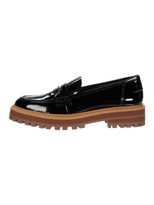 

VINCE CAMUTO Женские черные кожаные лоферы без шнуровки Golinda Almond 8,5 M, Черный, VC-GOLINDA