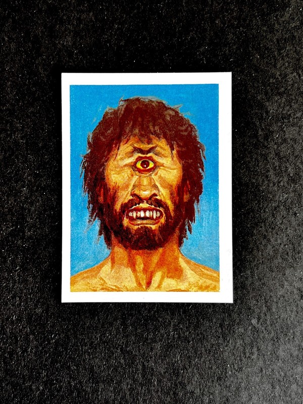 70's Horror Terror Movie Monster Pulp Spanish Cyclops Card #25