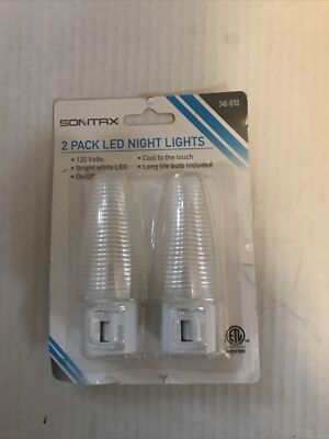SONTAX 2 PACK LED NIGHT LIGHTS;    (APO-2)