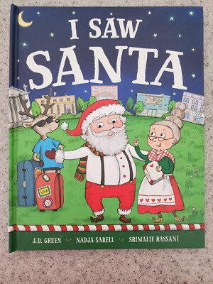 NEW I Saw Santa Children's Book Christmas