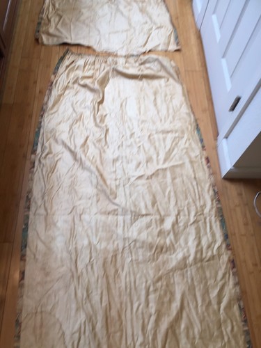 Vintage 1930’s-40’s Lined Floral Curtain, Drape. 80”long, 32.5” wide” 2nd Panel.