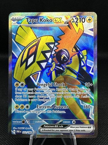 Pokémon TCG Tapu Koko ex Paradox Rift 222/182 Holo Ultra