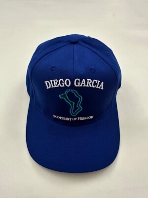 The Corps Diego Garcia Footprint of Freedom Blue Baseball Cap One Size