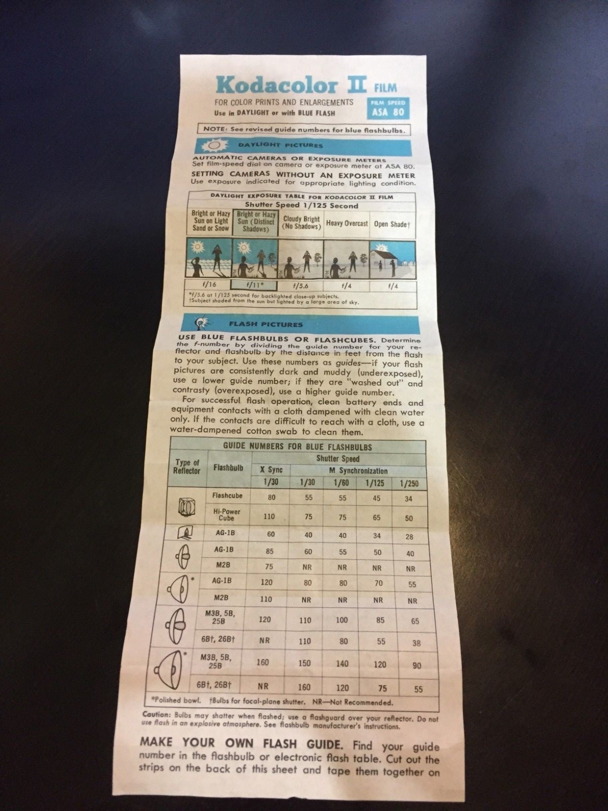 Kodacolor II Film Manual Guide 8-74