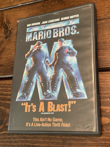 Super Mario Brothers (DVD, 1993) Vintage 90s Bob Hoskins
