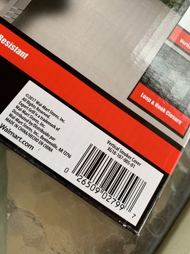 Expert Grill Vertical Smoker Cover Durable Ripstop Fabric 22