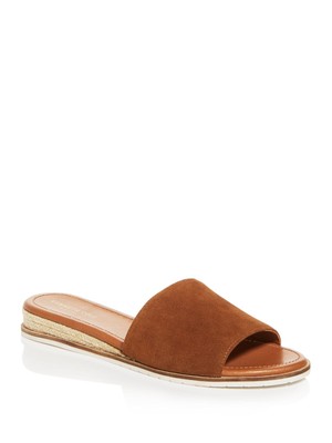 

KENNETH COLE Женские коричневые кожаные эспадрильи на танкетке с открытым носком Fiona 9,5, Коричневый, KLS9015NU