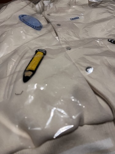 Pre-owned Kith X Invisable Friends - Limited Wool Bomber Jacket, Cream/beige - Size L In White