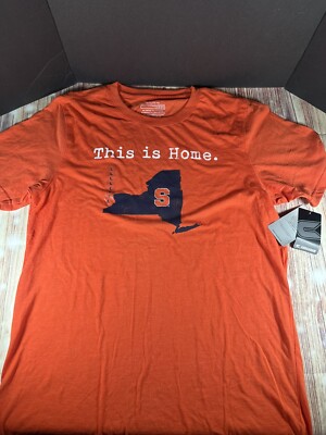 NWT Syracuse Orangemen short sleeve Orange T shirt men s Large  This Is Home 