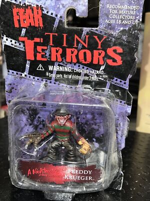 2009 Mezco Toys Toyz Tiny Terrors Nightmare Elm Street Freddy Krueger 3  Figure